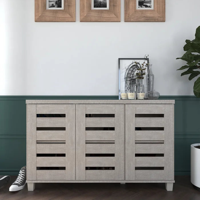 Shoe storage cabinet gray sale