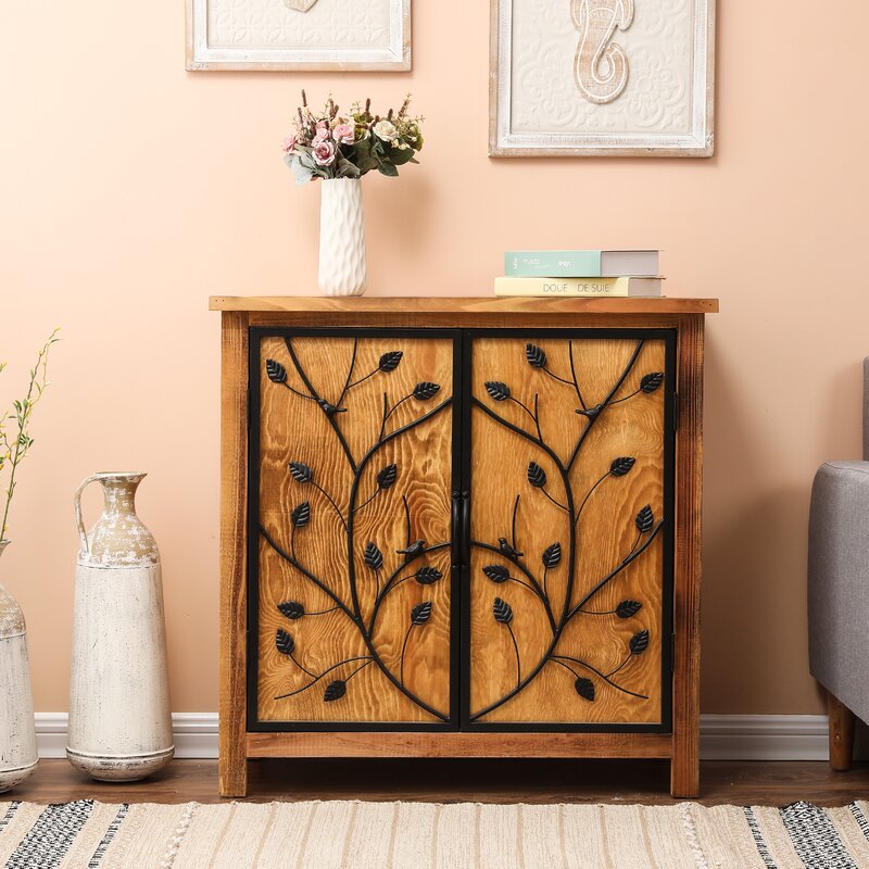 Black metal accent cabinet deals