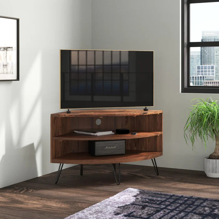 Mid century modern top small tv stand