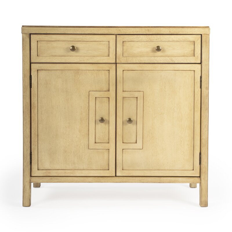 Accent outlet entryway cabinet