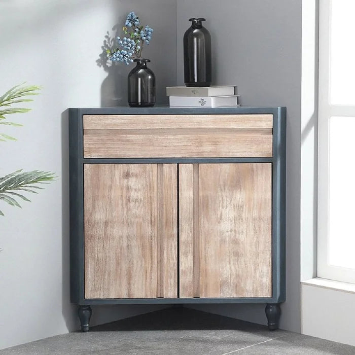 Gulley 2 door new arrivals corner accent cabinet