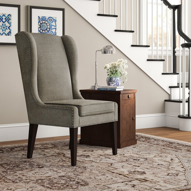 Wide wingback on sale chair