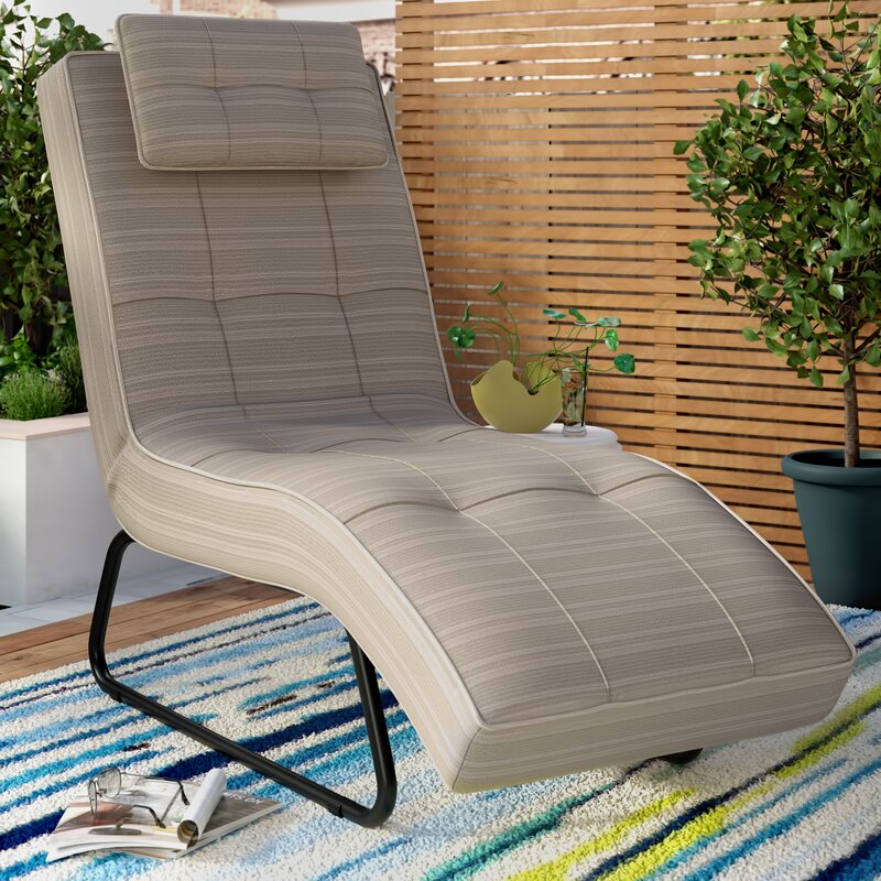 45.8 Long Reclining Single Chaise with Cushions Different Positions div class aod buynow div Inhomelivings