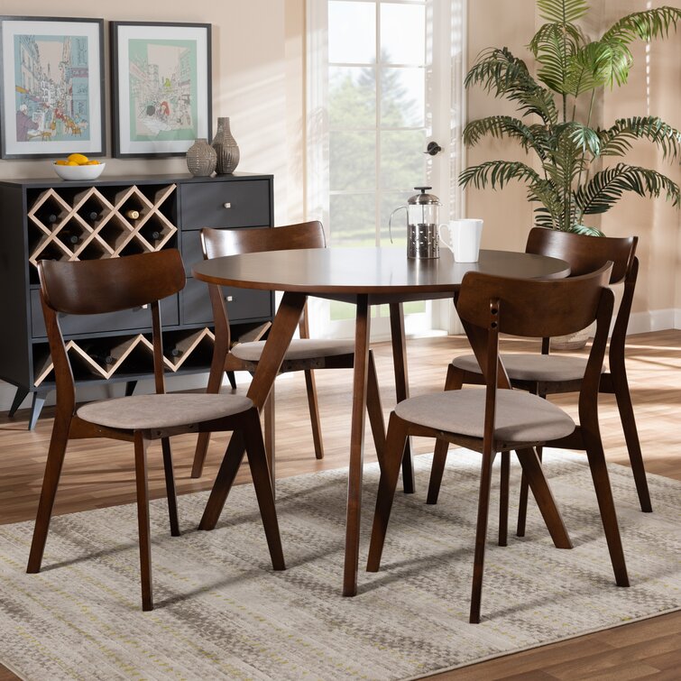 Rubberwood best sale dining set