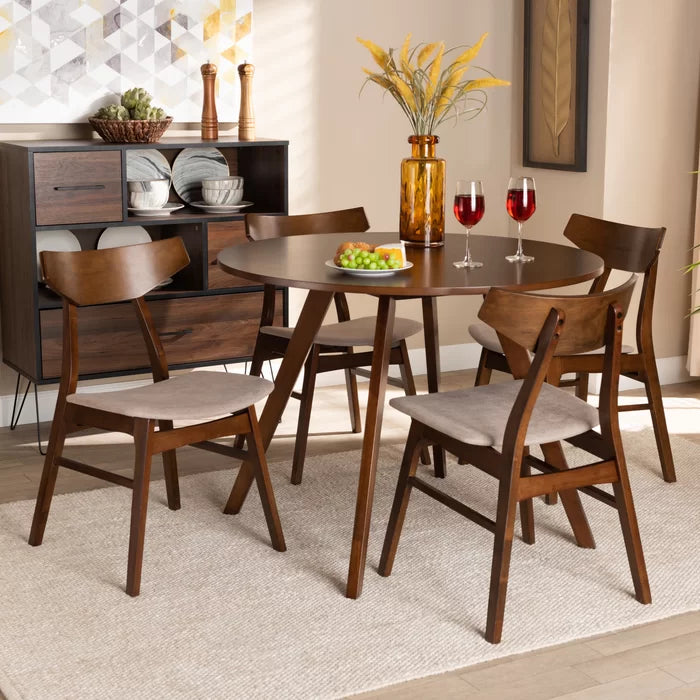 Rubberwood dining hotsell table set