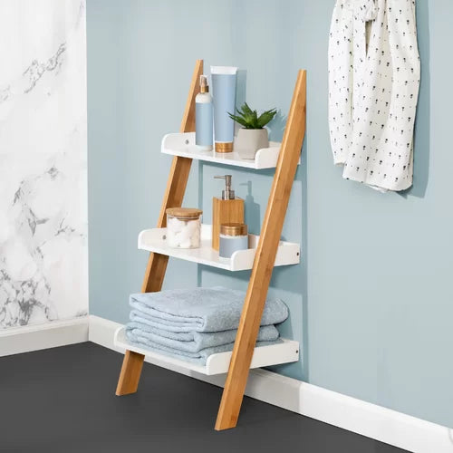 18'' W x 35'' H x 12'' D Free-Standing Bathroom Shelves