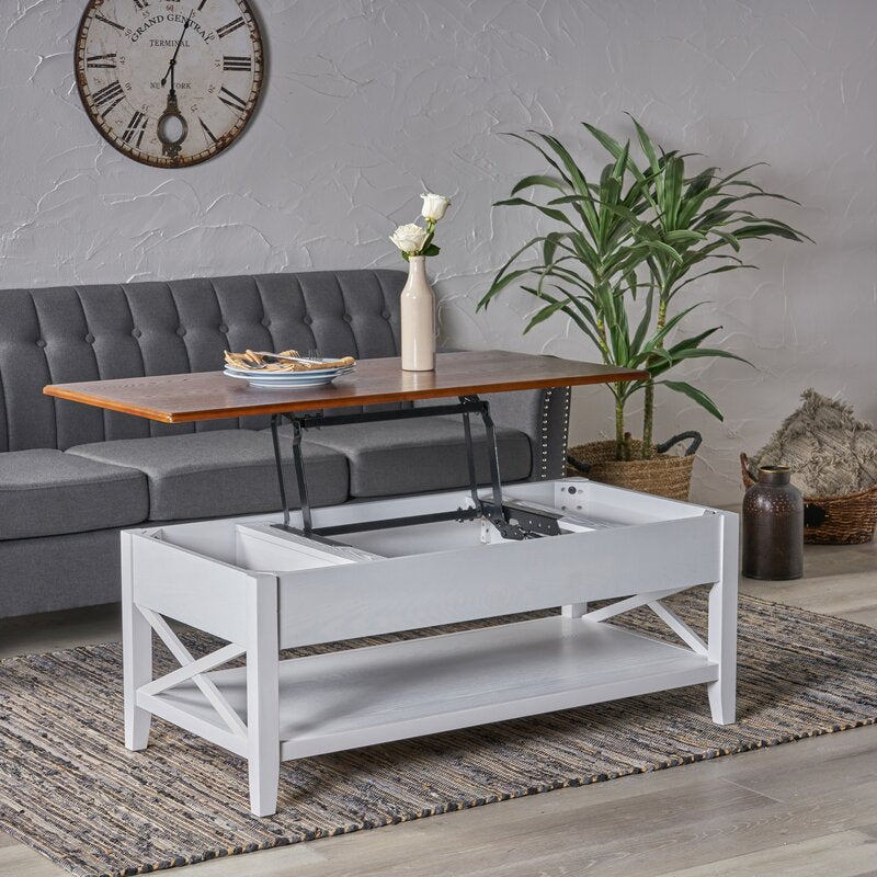 Farmhouse lift top top coffee table