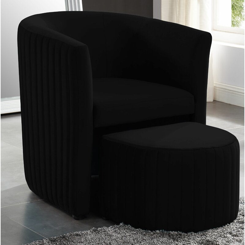 Wide barrel deals chair