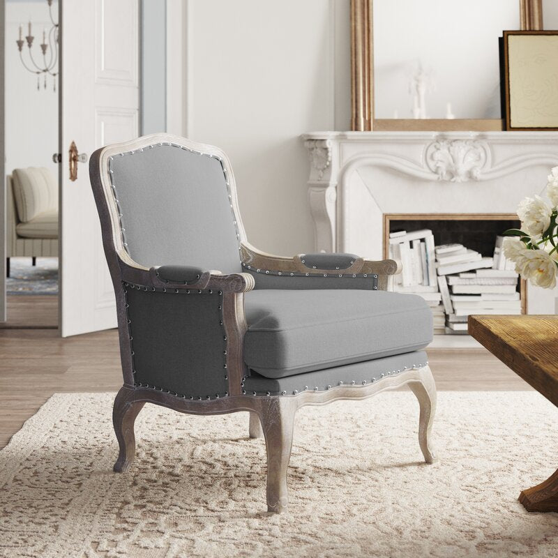 Bransford 29 Wide Armchair Crafted from Solid and Engineered