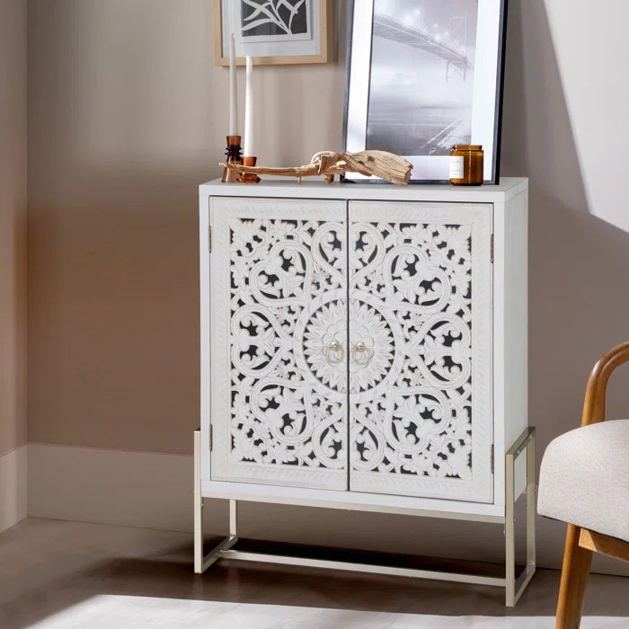 Tall 2 sales door accent cabinet