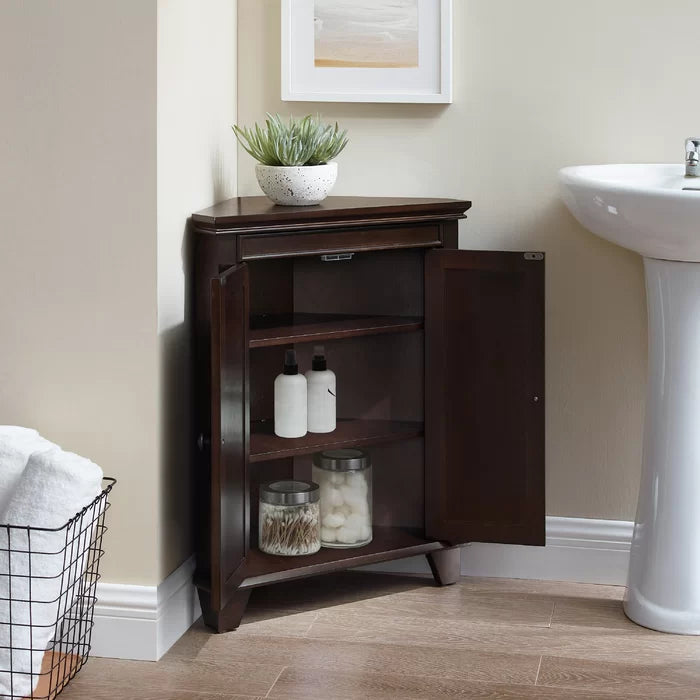 Espresso accent discount cabinet