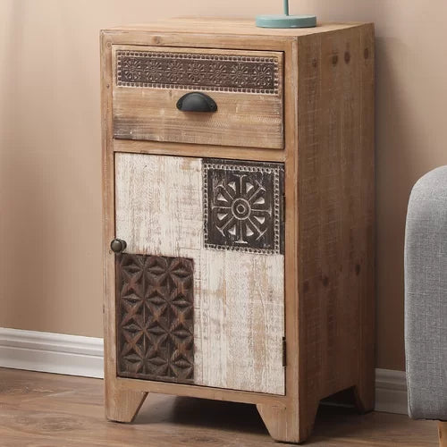 Tall end deals table with drawers