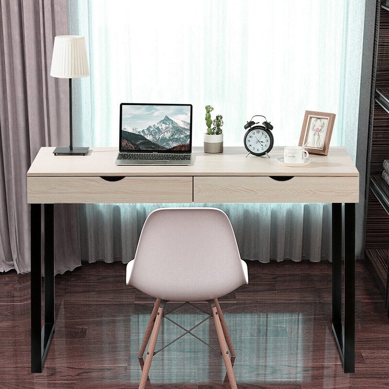 Study table with 2 outlet drawers