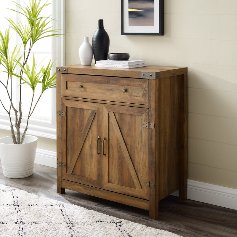 Rustic accent clearance cabinet