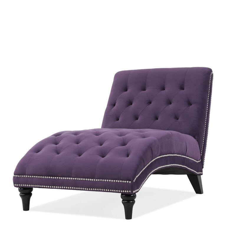 Purple chaise outlet