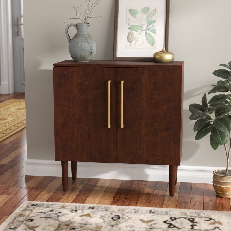 Mahogany accent new arrivals cabinet