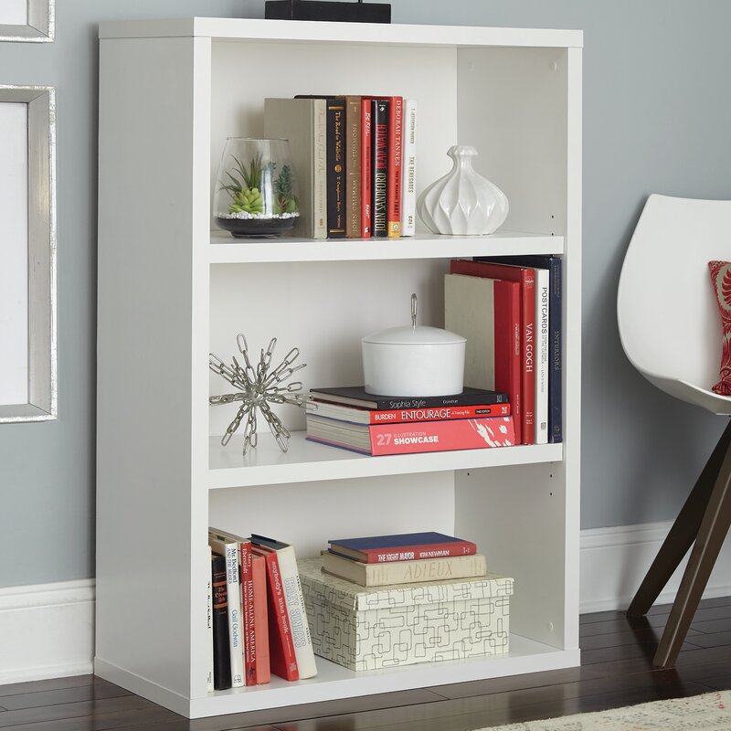 White cheap standard bookcase