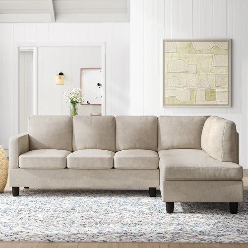 Wide right hand facing online sofa & chaise
