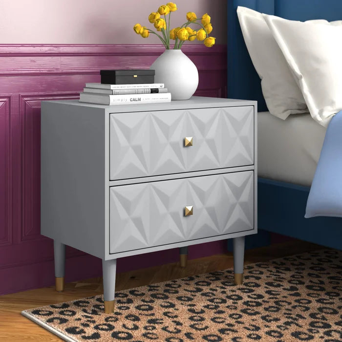 Geometric nightstand cheap
