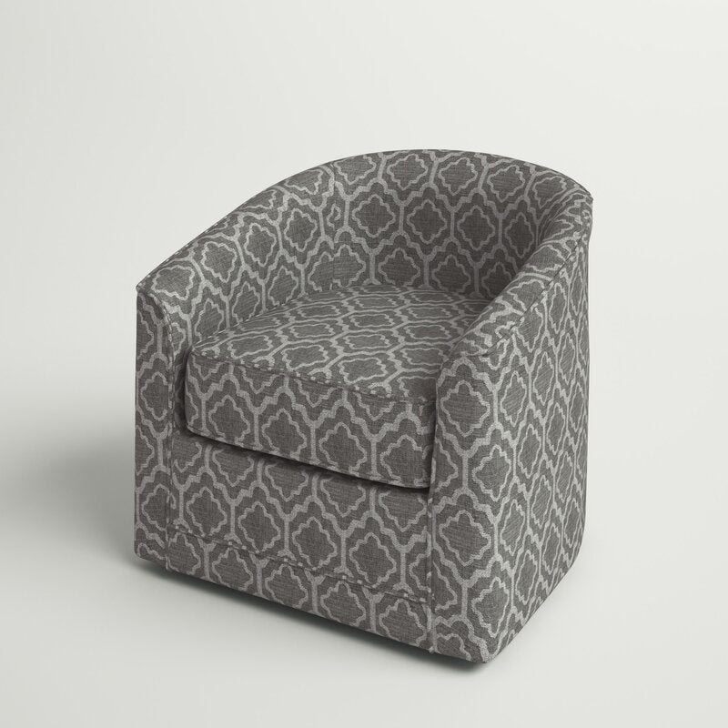 Earle swivel 2025 barrel chair