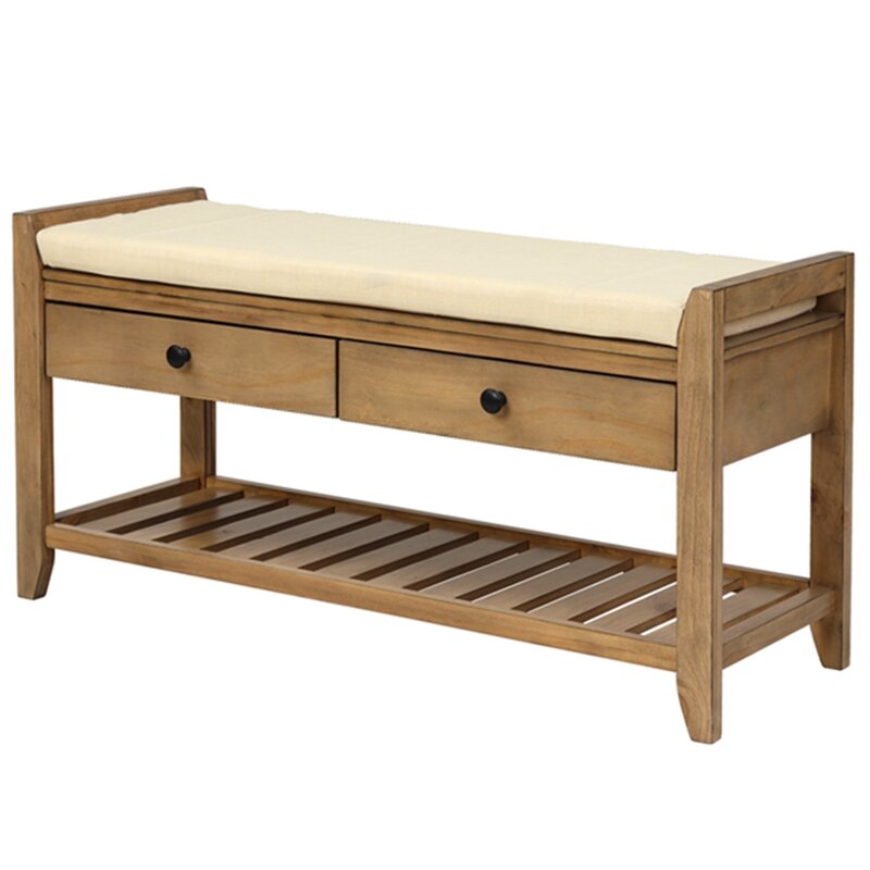 Bench with shoe rack underneath hotsell
