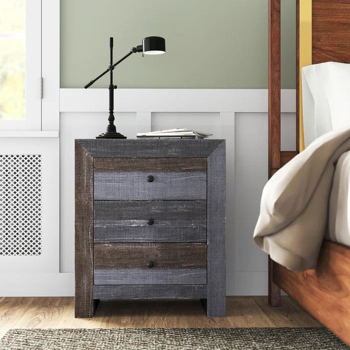 Night stand outlet grey wood