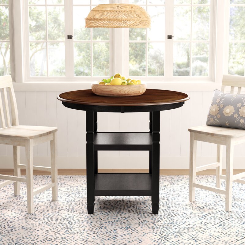 Grayton Counter Height 42 Solid Wood Dining Table Two Open