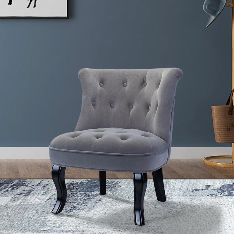 Tufted clearance barrel chair