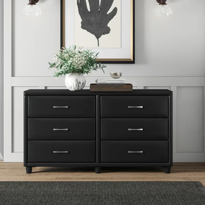 Black shop vinyl dresser