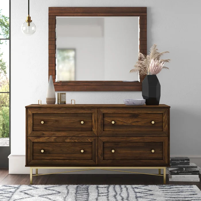Dark wood shop dresser