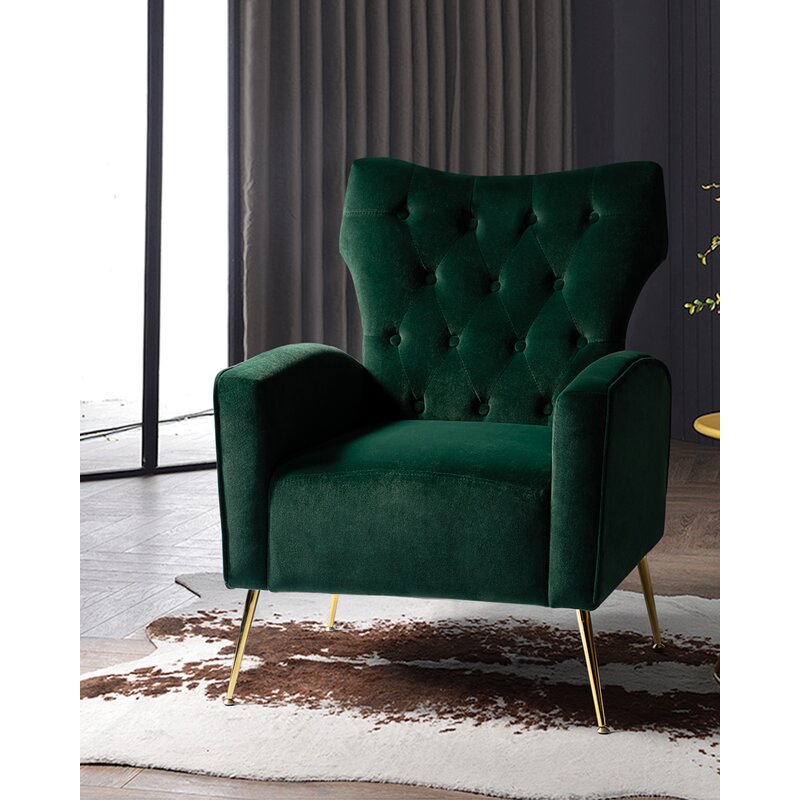 Emerald velvet best sale chair