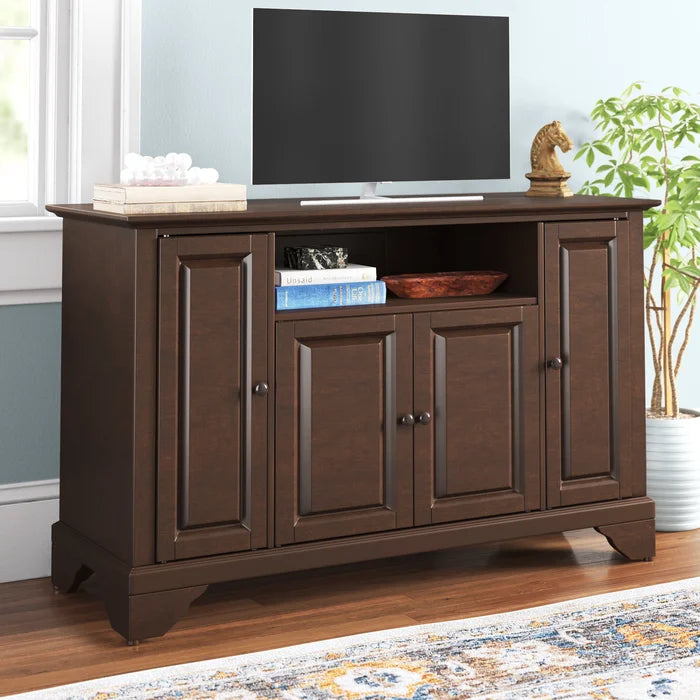 Vintage Mahogany Hedon TV Stand for TVs up to 50 with Cable Management