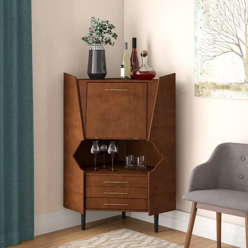 Mid mod bar hot sale cabinet