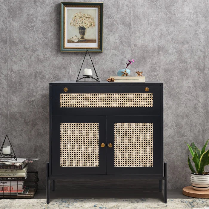 Black store accent dresser