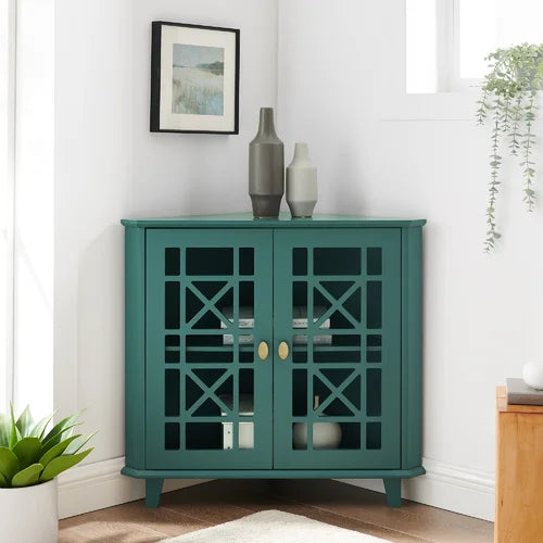 Corner accent sales cabinet living room