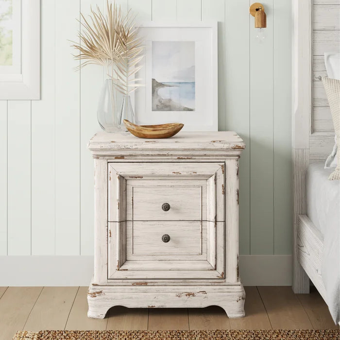 White shop coastal nightstand