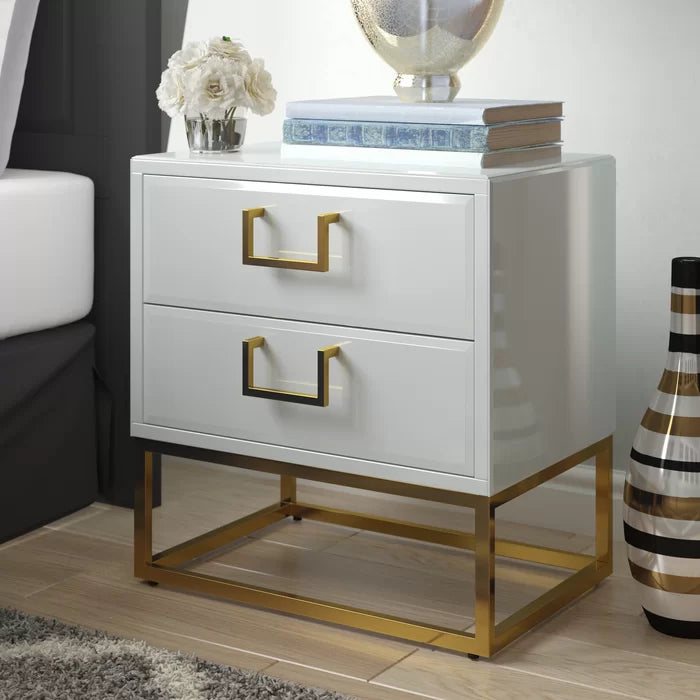 Stainless clearance steel nightstand