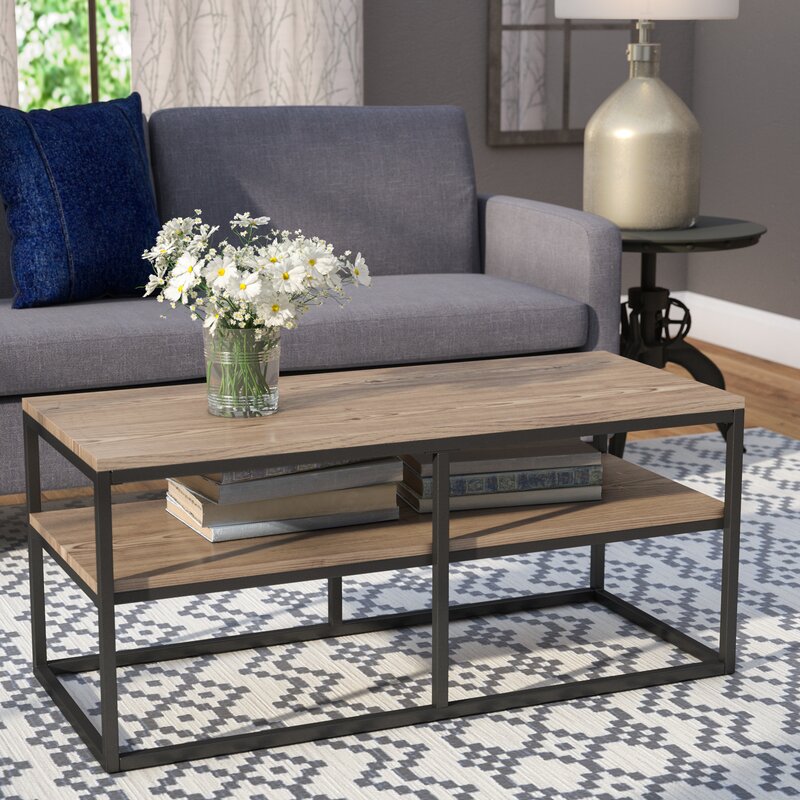 Southside frame coffee top table with storage