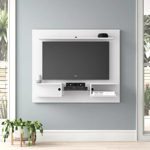 White Kitterman Floating Entertainment Center for TVs up to 50
