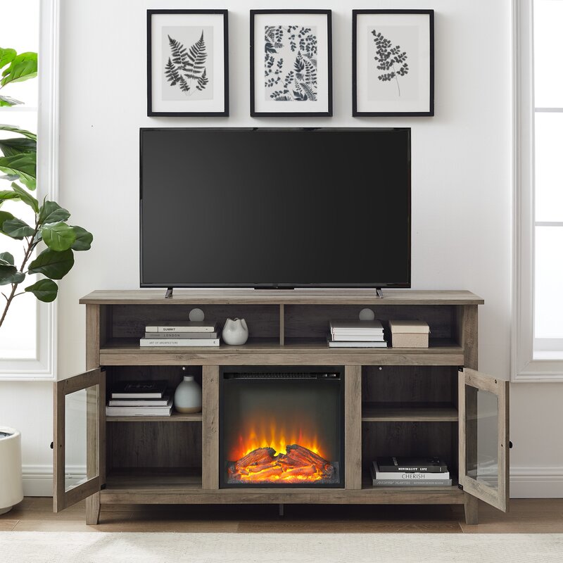 Kohn tv stand with fireplace new arrivals