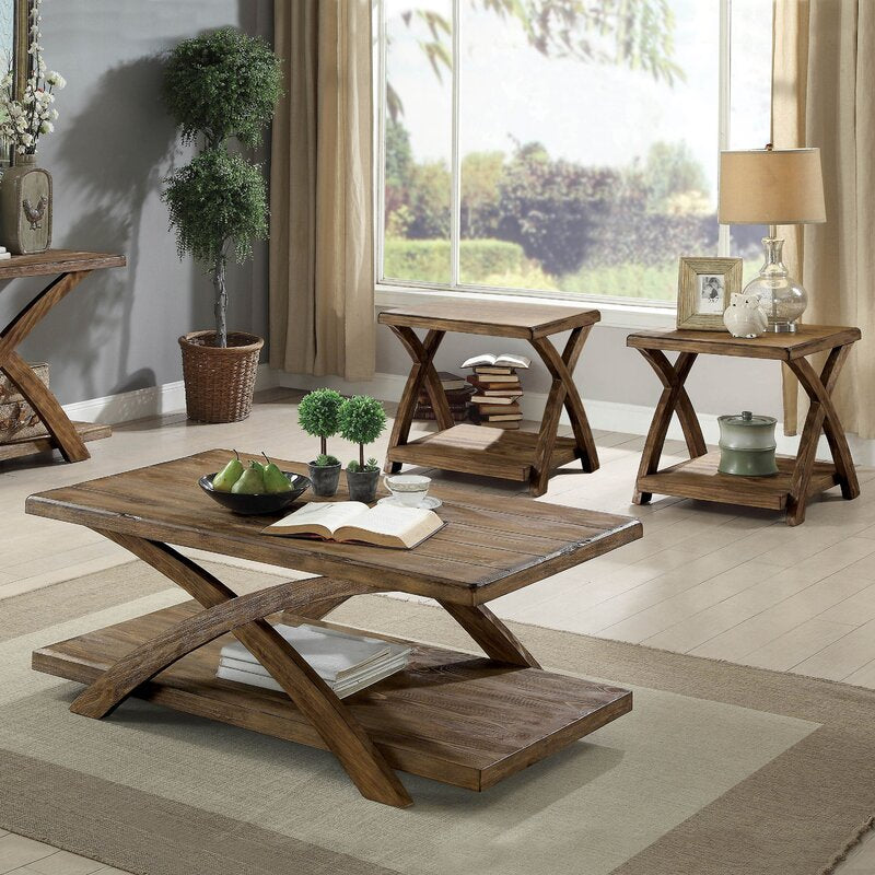 Coffee table decor set hot sale