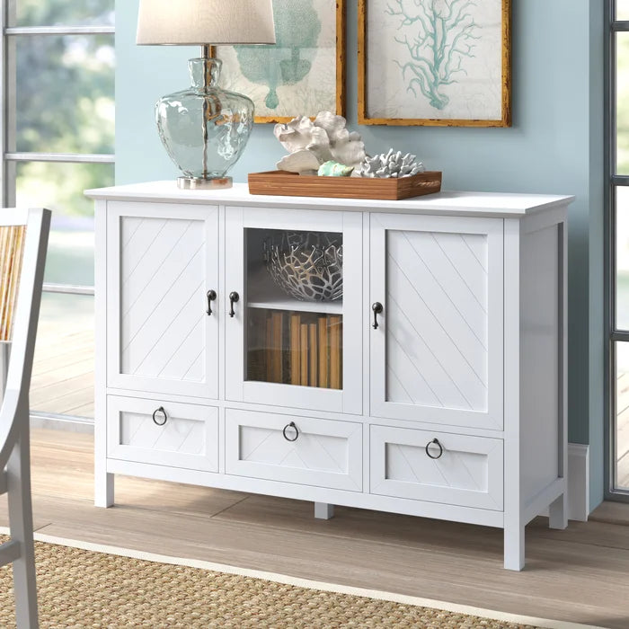 Farmhouse style outlet accent cabinet