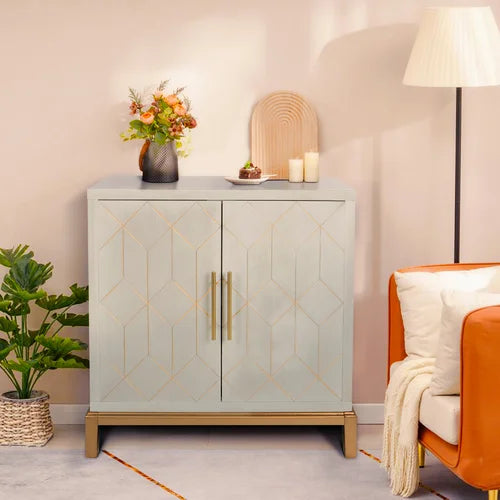 Pilar 2 cheap door accent cabinet