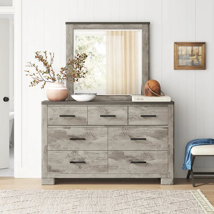 Payne 6 shop drawer double dresser