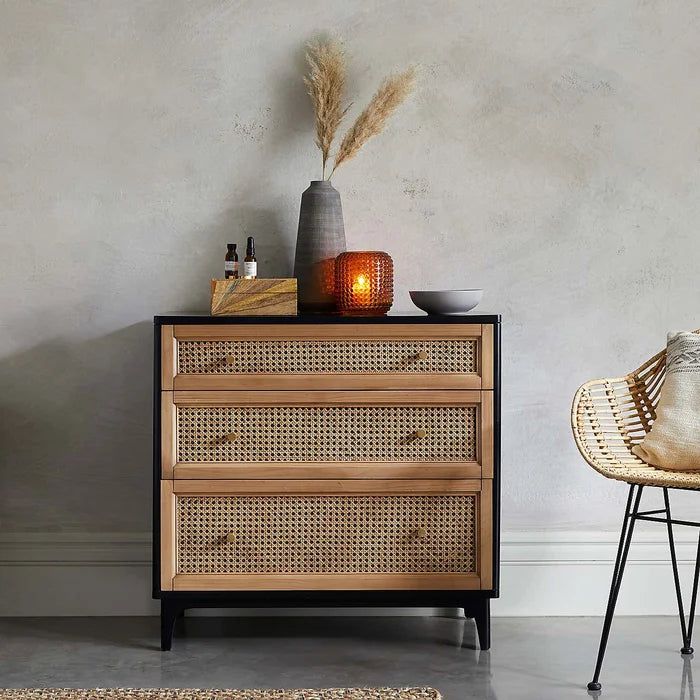 Rattan accent chest sale