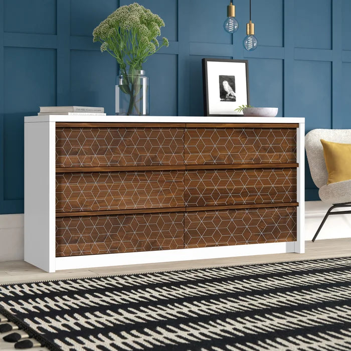 Posner 6 drawer hot sale dresser