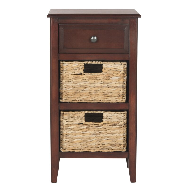 Santa cruz end shop table with storage