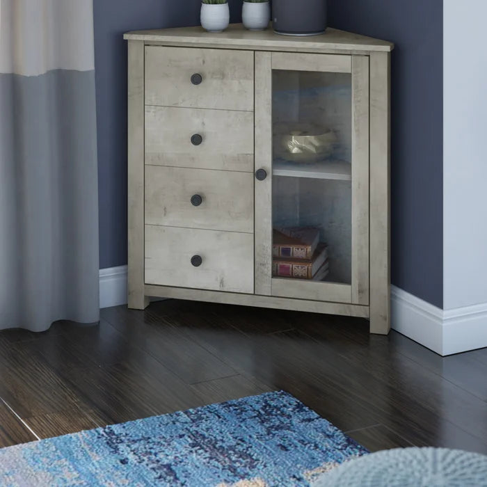 Corner store accent chest