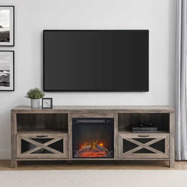 85 in tv on sale stand with fireplace
