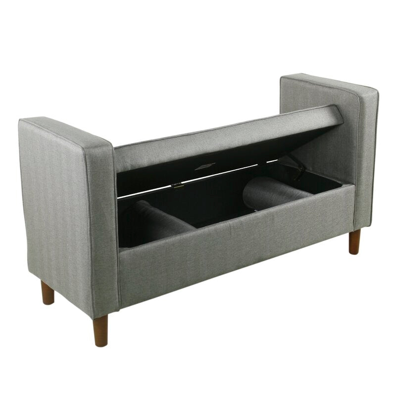 Telesphorus upholstered storage hot sale bench